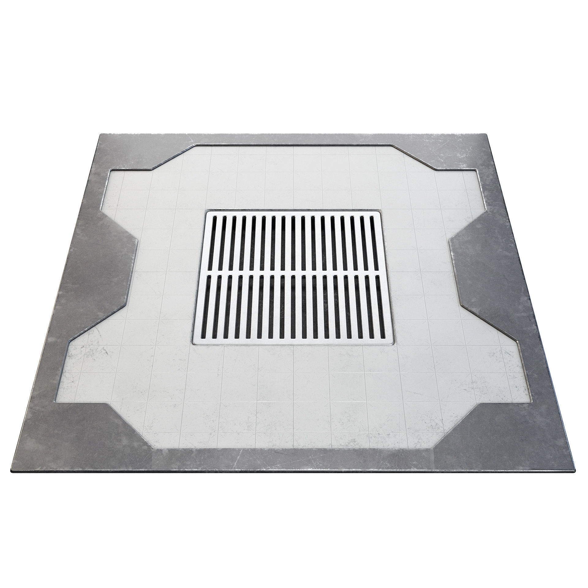 Space Station Floor - Large 3D model_3