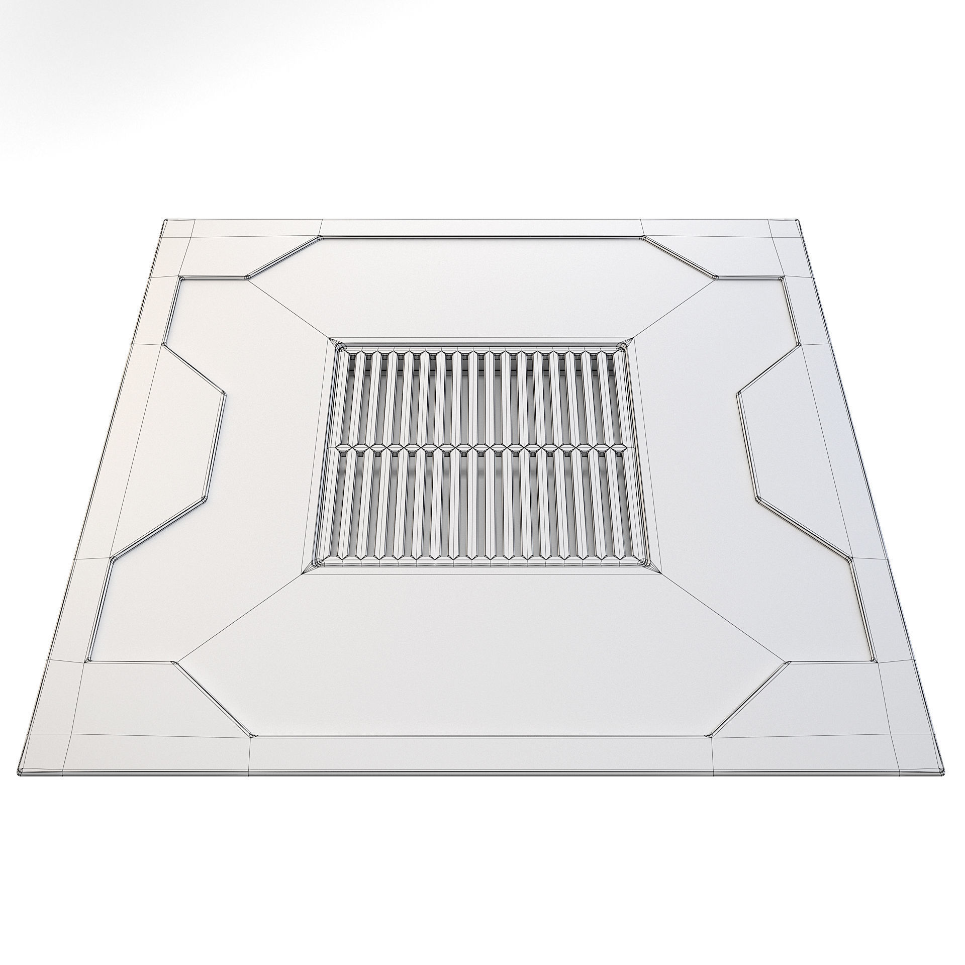 Space Station Floor - Large 3D model_2