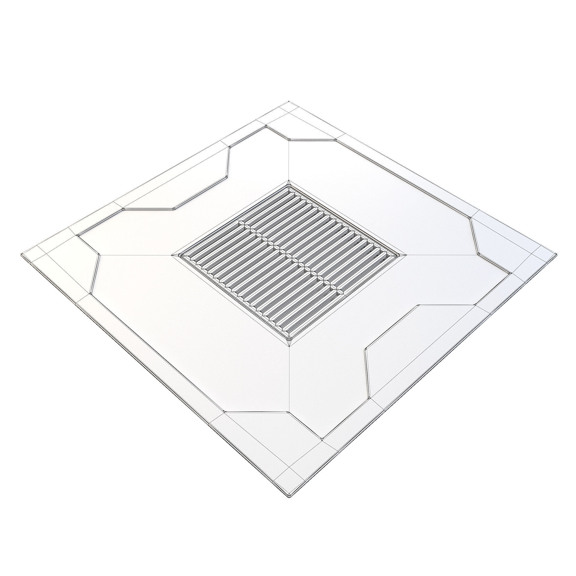 Space Station Floor - Large 3D model_4