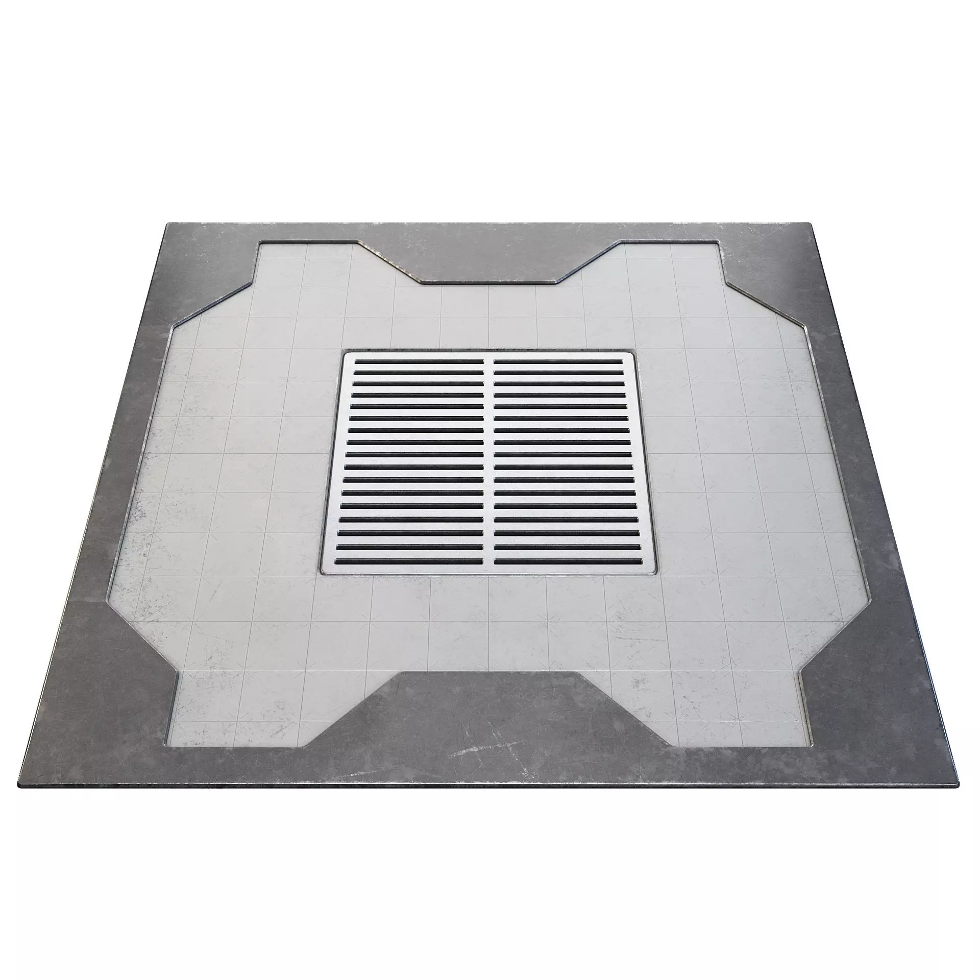 Space Station Floor - Large 3D model_0