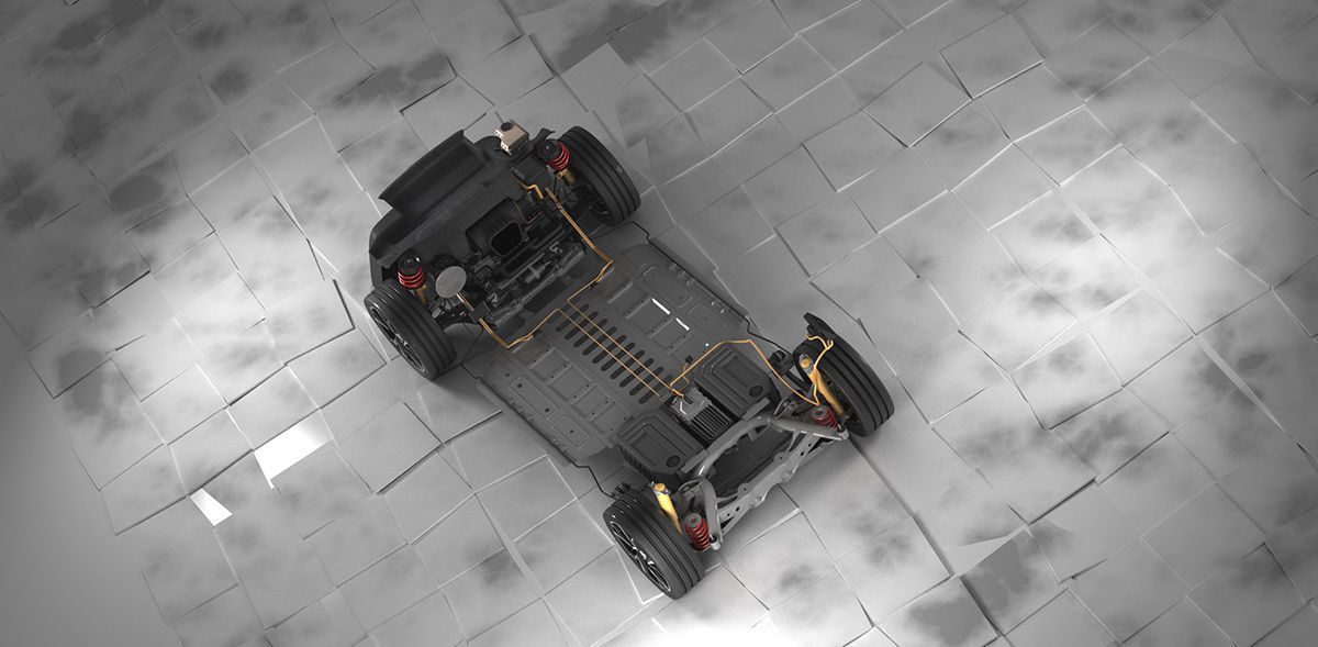 DOSCH 3D - CAR DETAILS - COMPACT ELECTRIC CAR 3D model_13