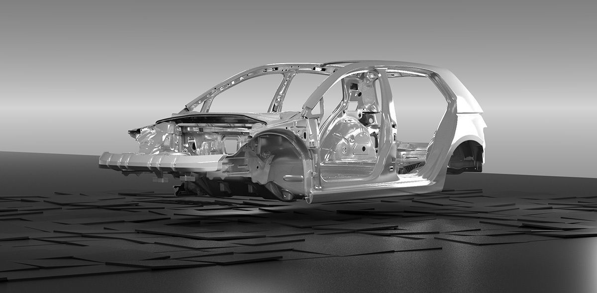 DOSCH 3D - CAR DETAILS - COMPACT ELECTRIC CAR 3D model_11