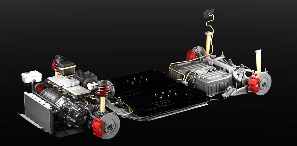 DOSCH 3D - CAR DETAILS - COMPACT ELECTRIC CAR 3D model_16