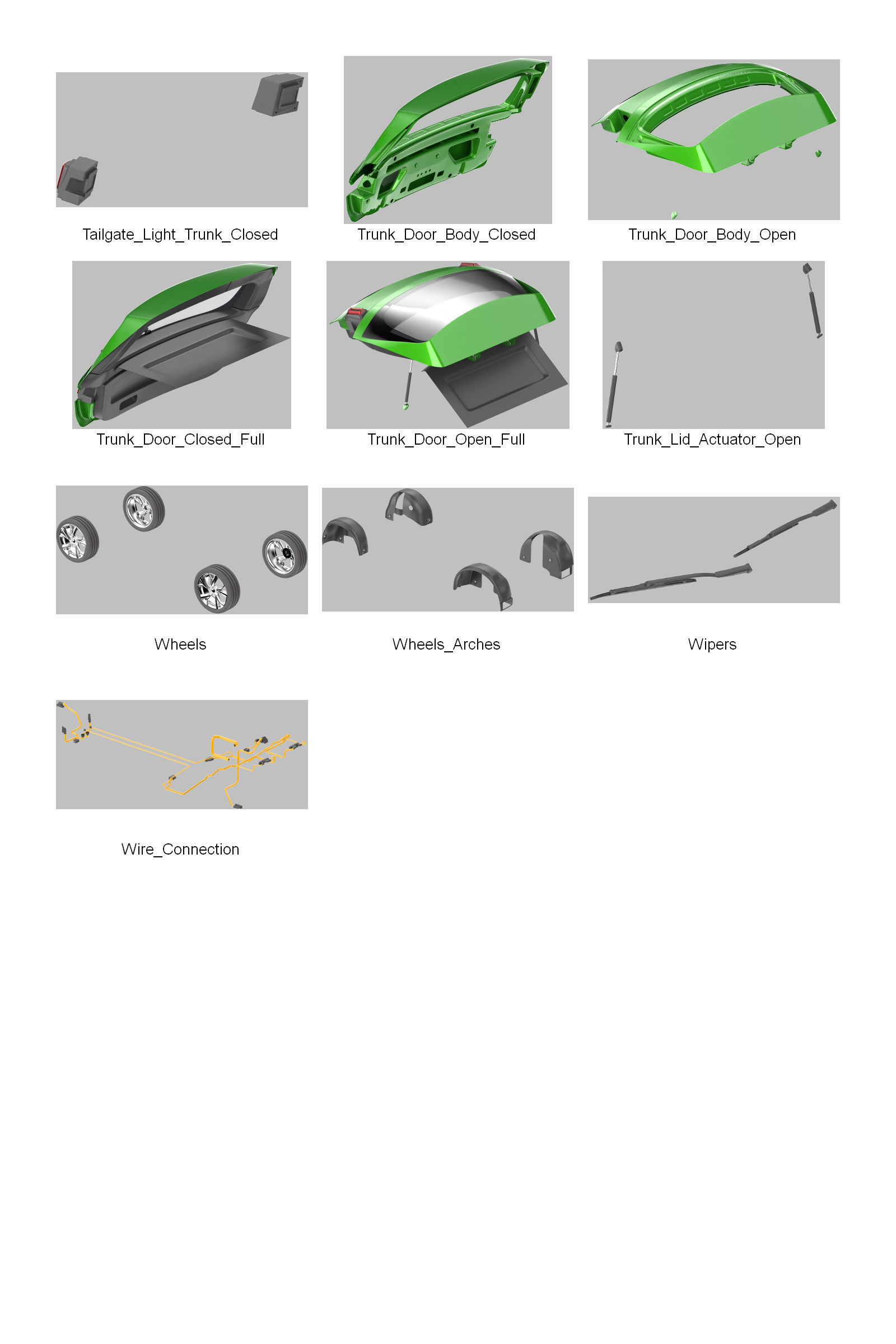 DOSCH 3D - CAR DETAILS - COMPACT ELECTRIC CAR 3D model_6