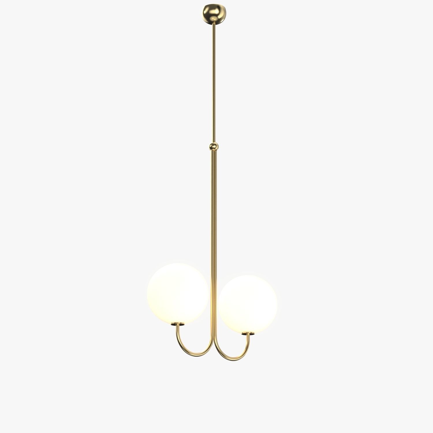 Double Angle Pendant PBR 3D model_4