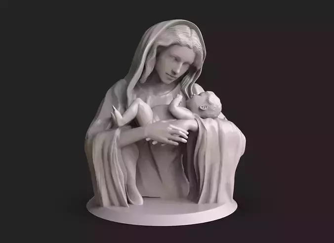 Mother Sculpture 3D print model