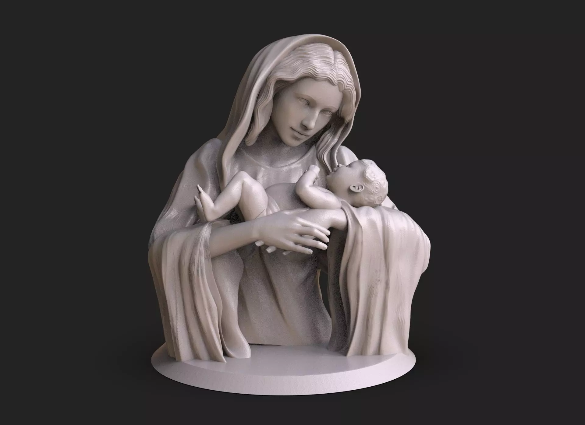 Mother Sculpture 3D print model