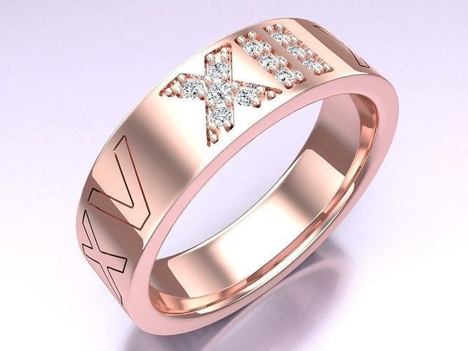 Diamond Ring  - N192404 3D print model
