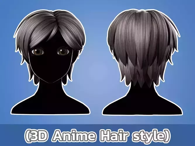Anime hair style 33