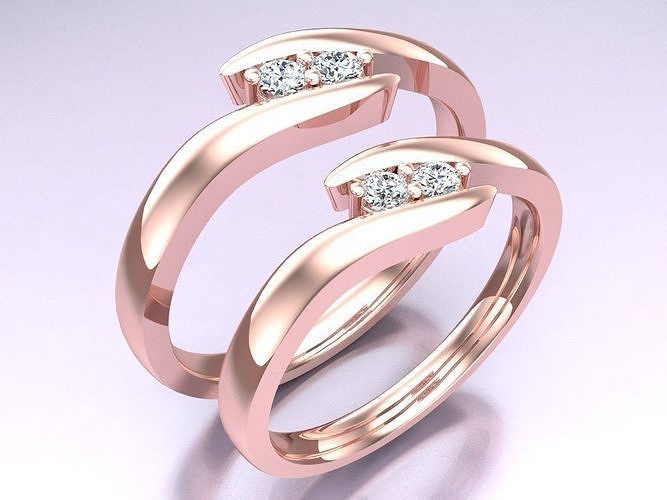 Wedding Rings - N110318 3D print model