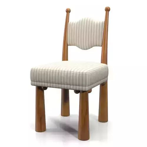 Mawu Sculpted Oak Chair