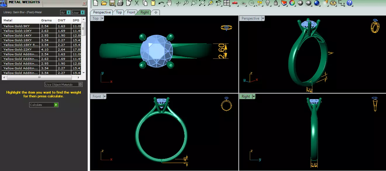 Bend jewellery 3D model