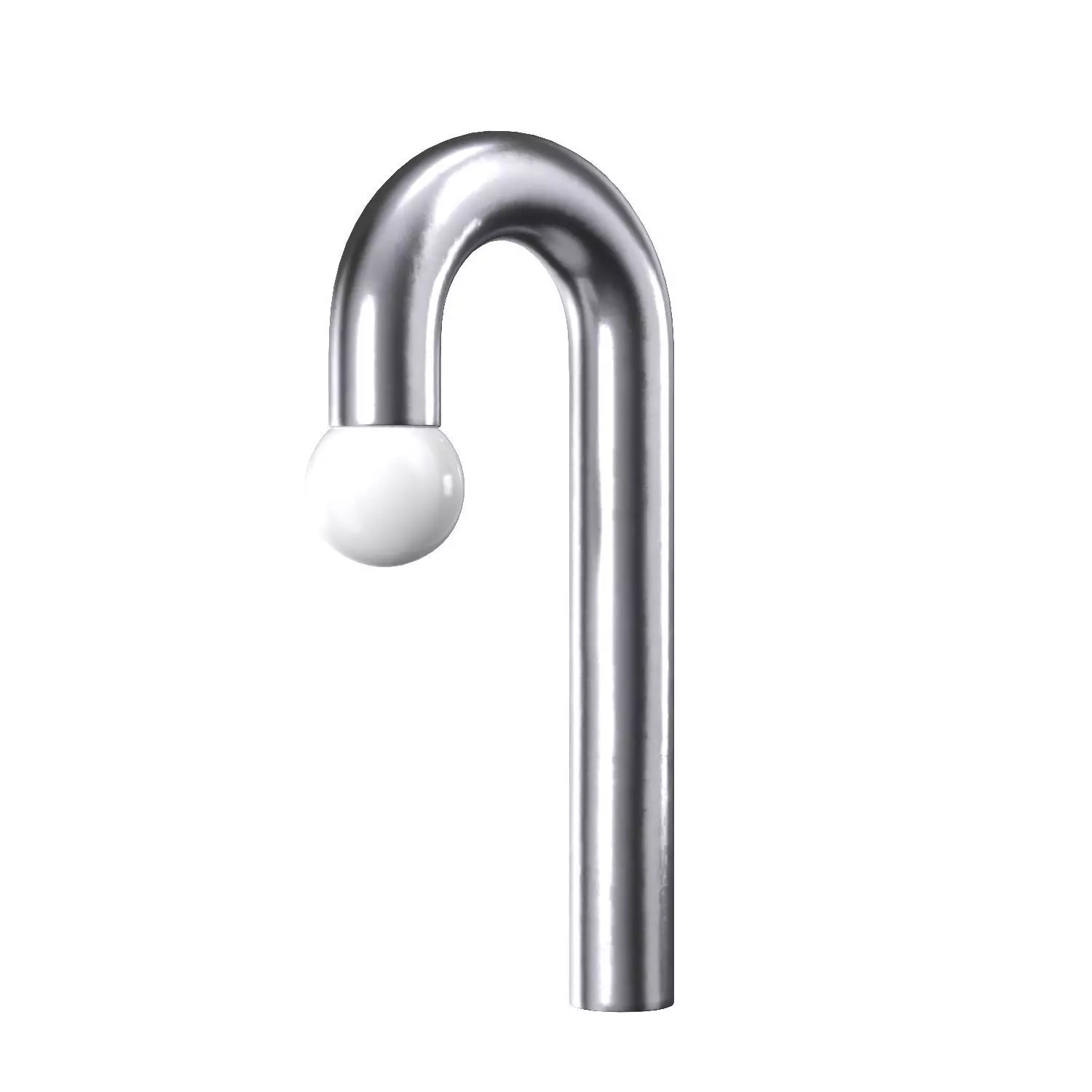 Potence Simple Poli PBR 3D model_0