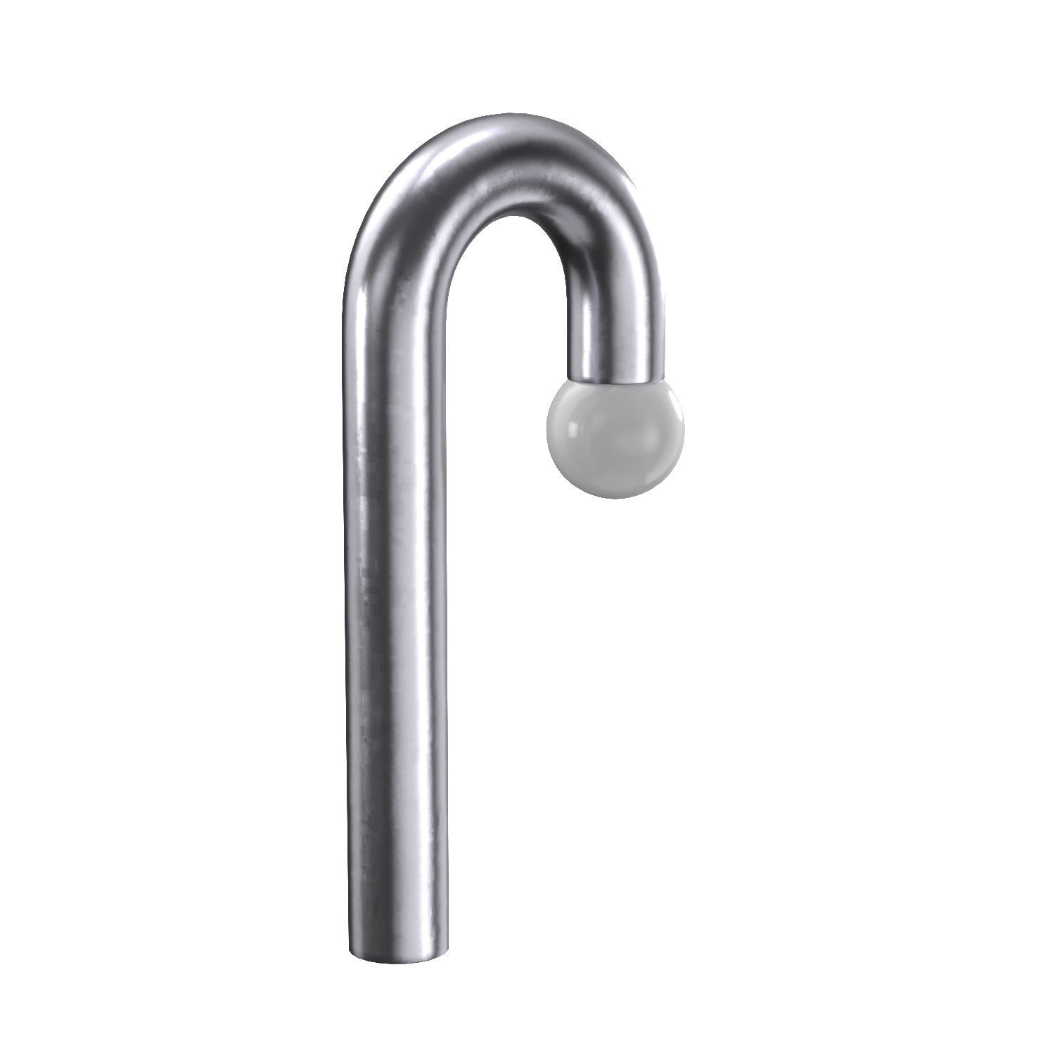 Potence Simple Poli PBR 3D model_4