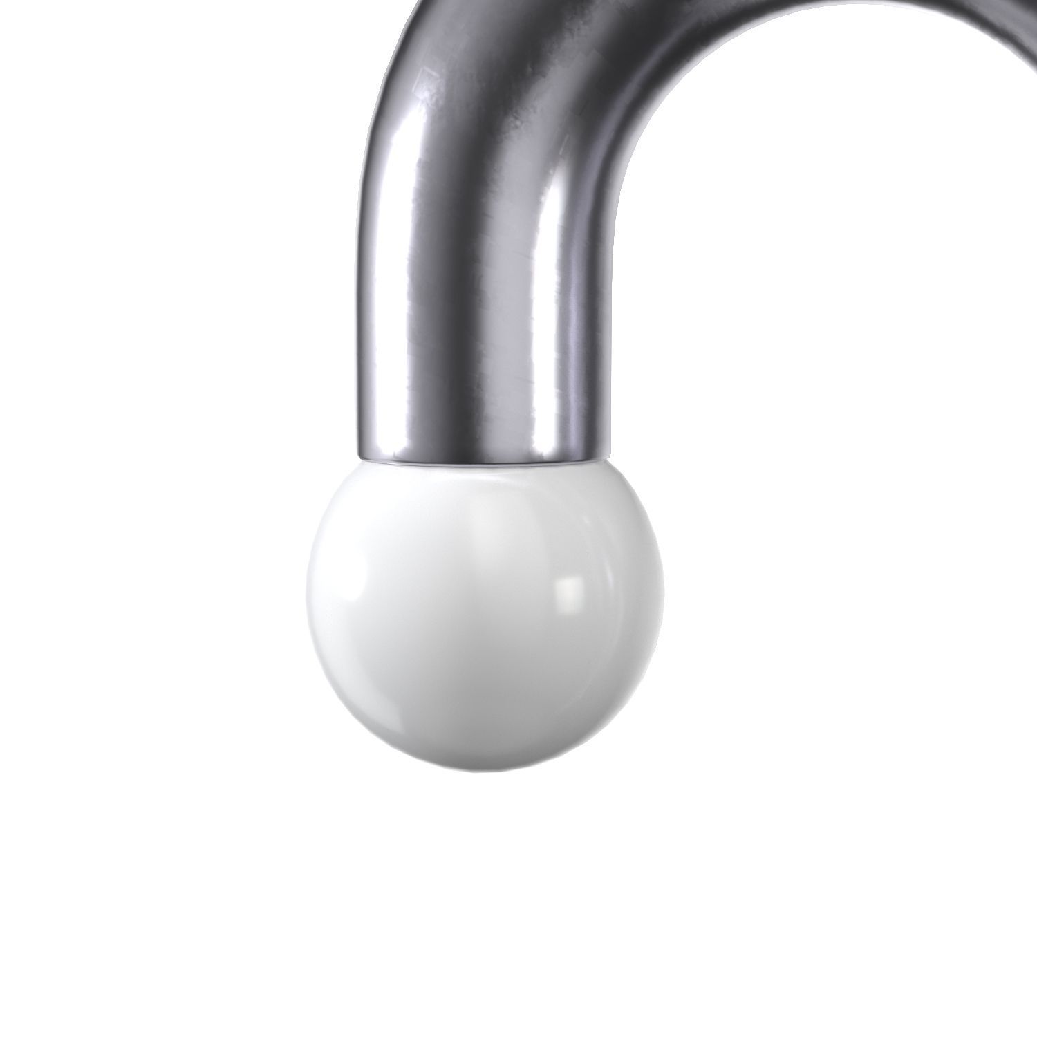 Potence Simple Poli PBR 3D model_3