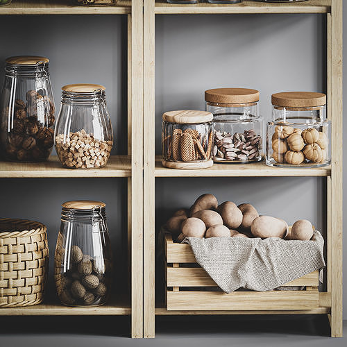 kitchen accessories057 3D model 4