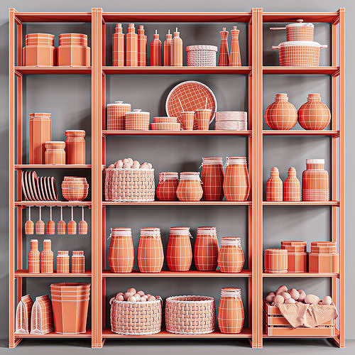 kitchen accessories057 3D model 5