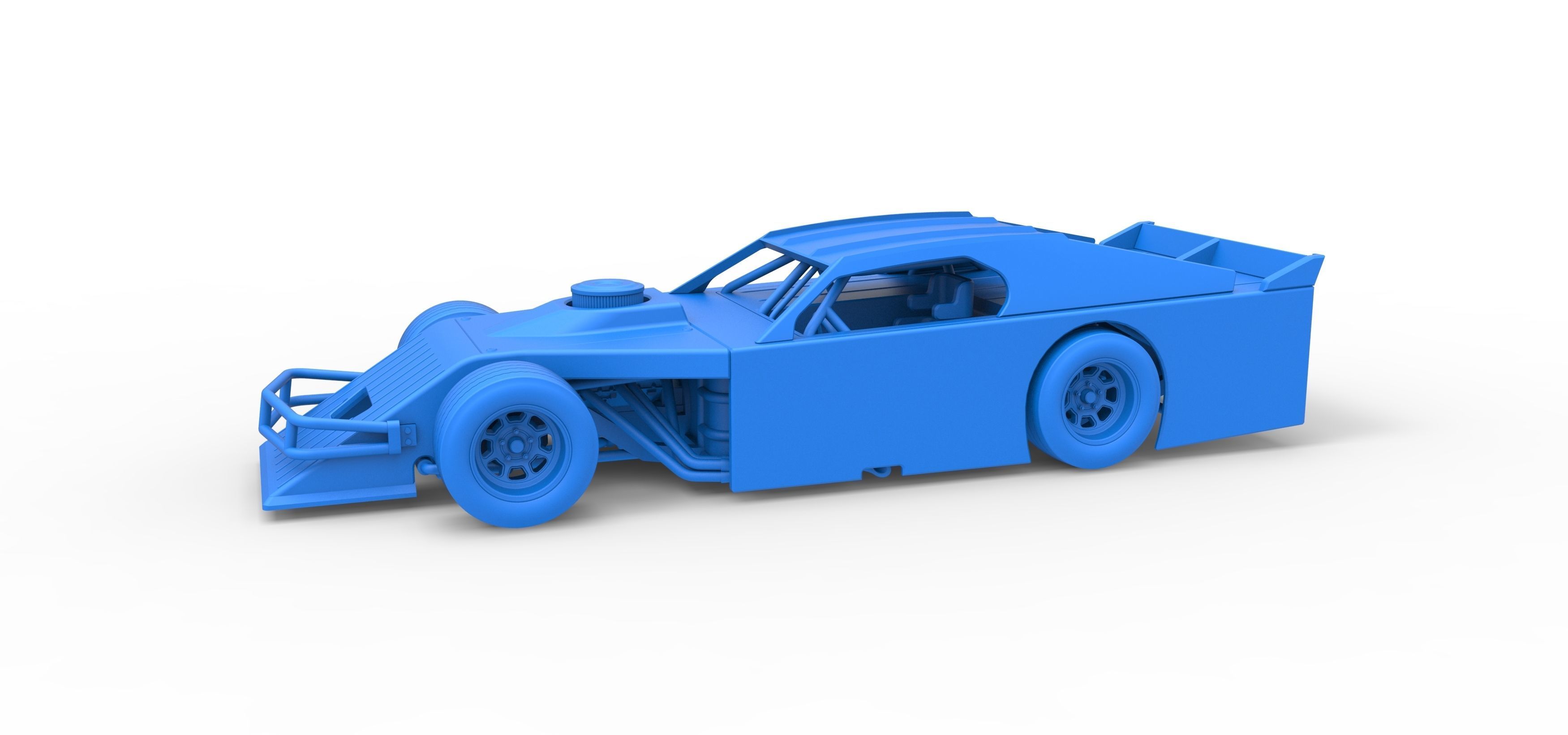 Asphalt Modified stock car Version 3 Scale 1 to 25 3D print model_28