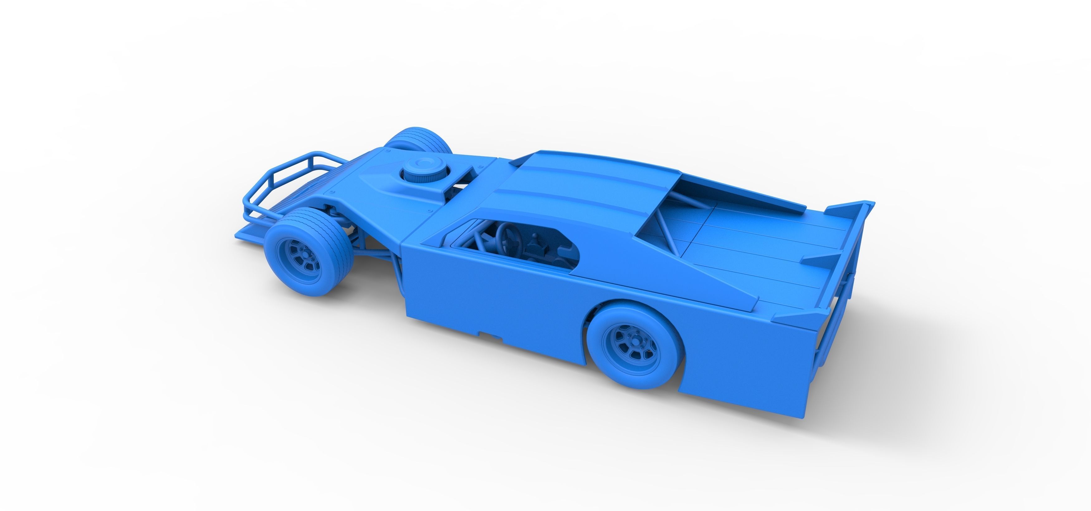 Asphalt Modified stock car Version 3 Scale 1 to 25 3D print model_39