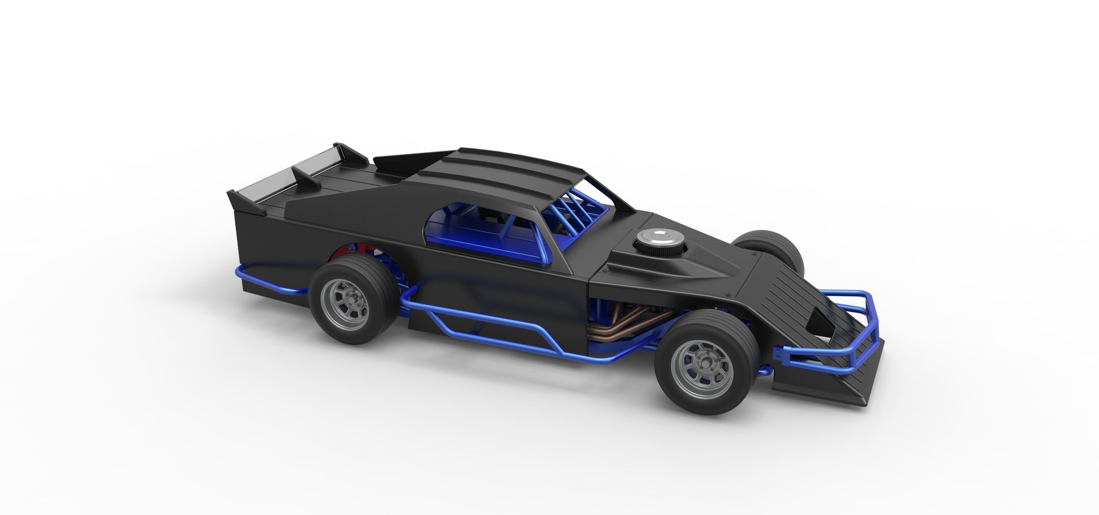 Asphalt Modified stock car Version 3 Scale 1 to 25 3D print model_24