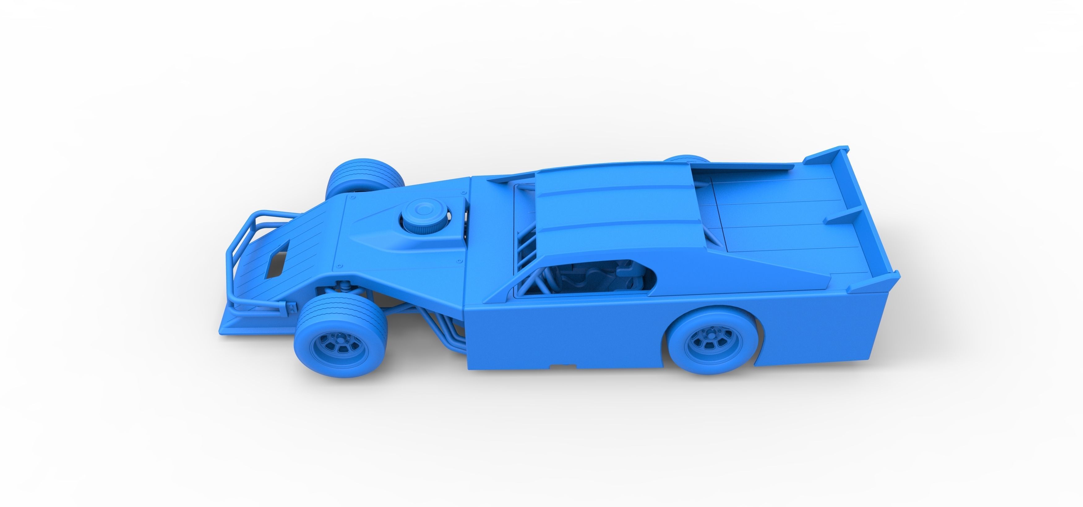 Asphalt Modified stock car Version 3 Scale 1 to 25 3D print model_37