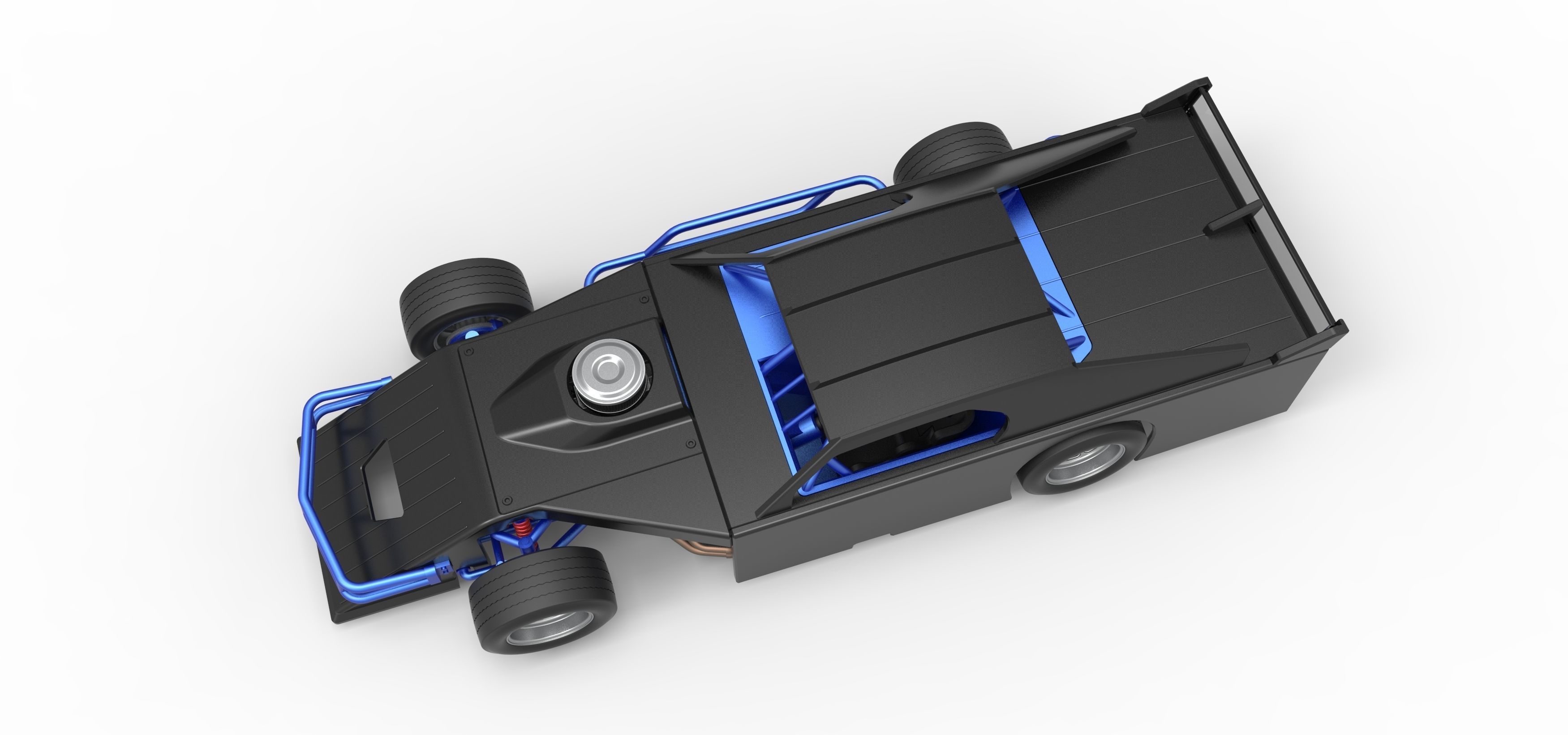 Asphalt Modified stock car Version 3 Scale 1 to 25 3D print model_4