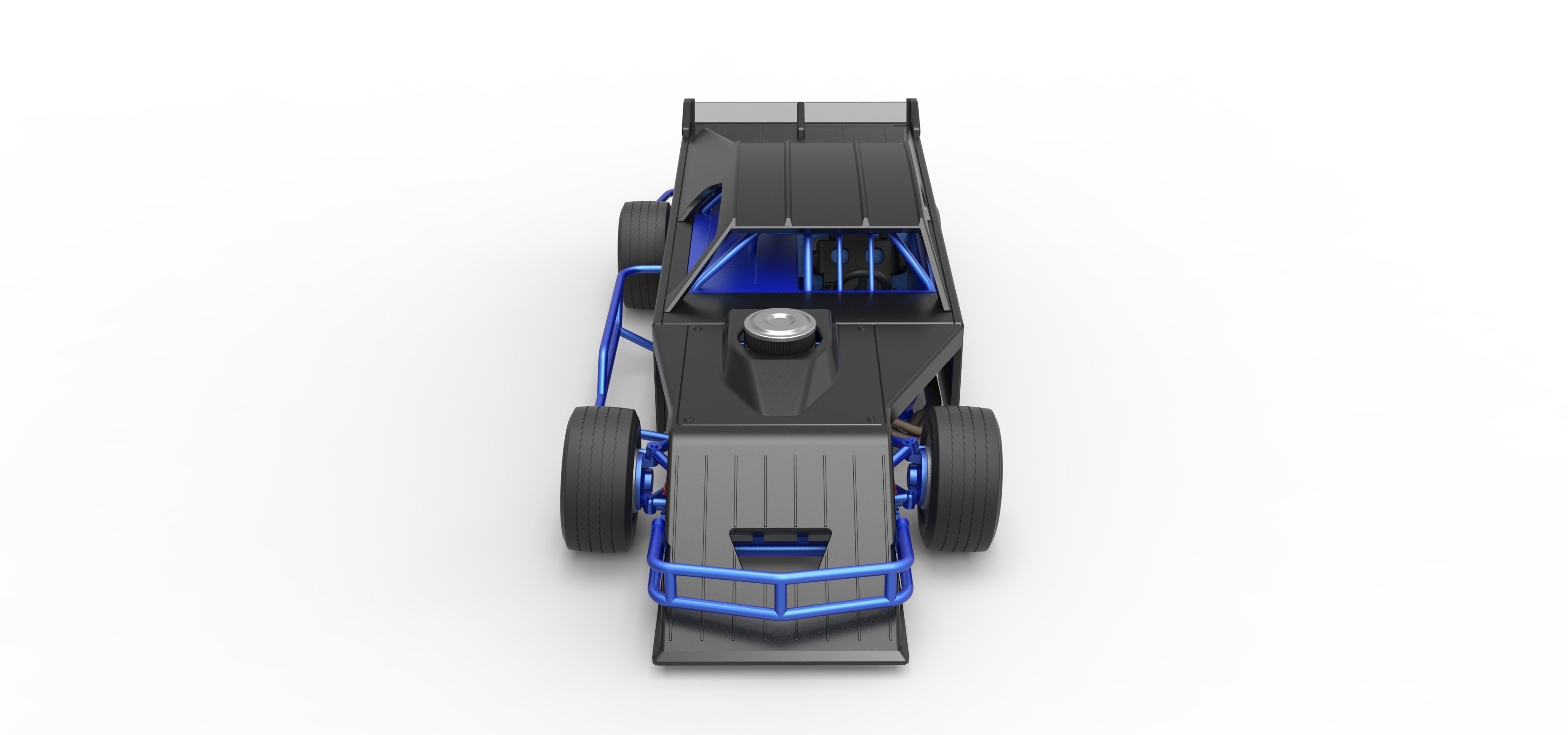 Asphalt Modified stock car Version 3 Scale 1 to 25 3D print model_8