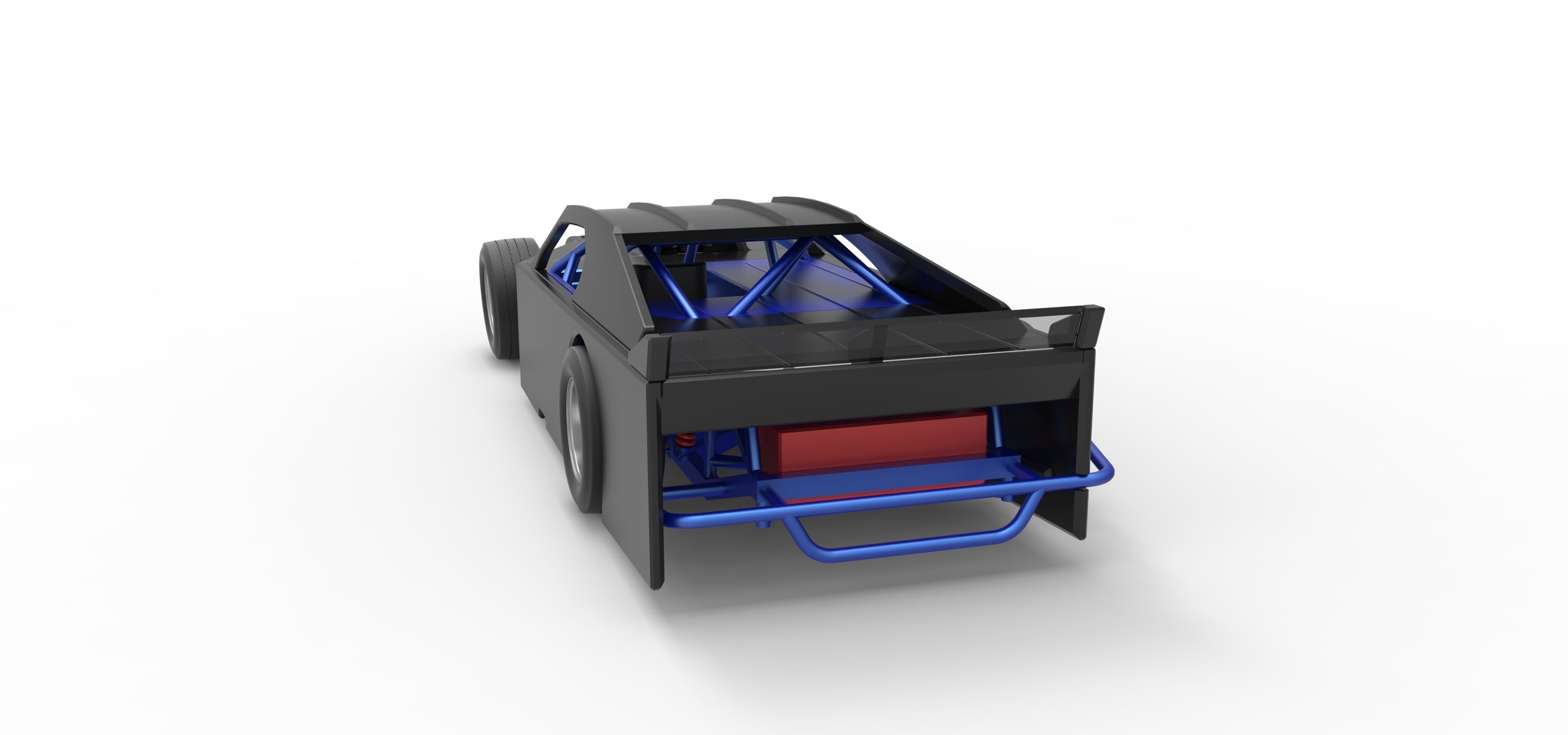 Asphalt Modified stock car Version 3 Scale 1 to 25 3D print model_14