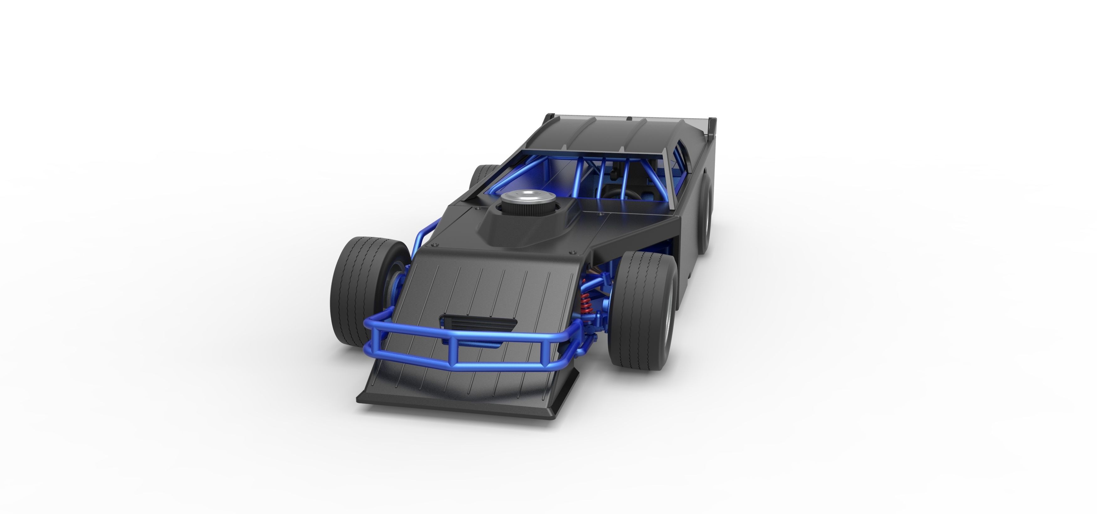Asphalt Modified stock car Version 3 Scale 1 to 25 3D print model_5
