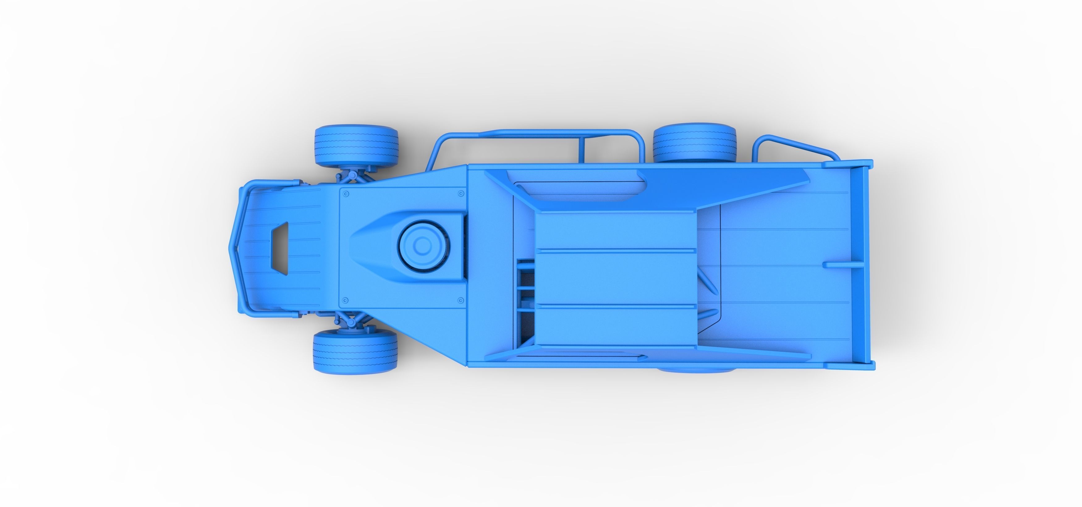 Asphalt Modified stock car Version 3 Scale 1 to 25 3D print model_38