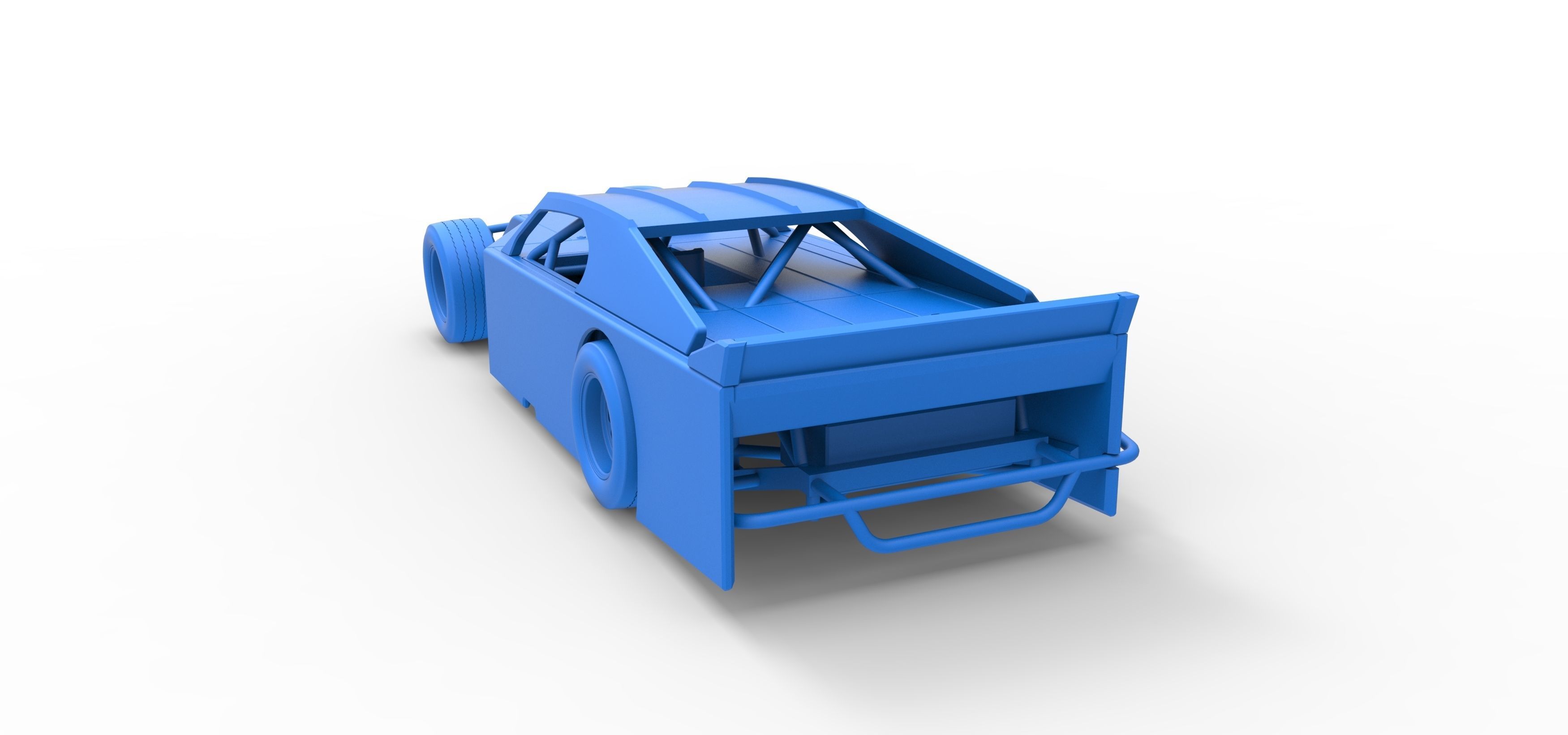 Asphalt Modified stock car Version 3 Scale 1 to 25 3D print model_41