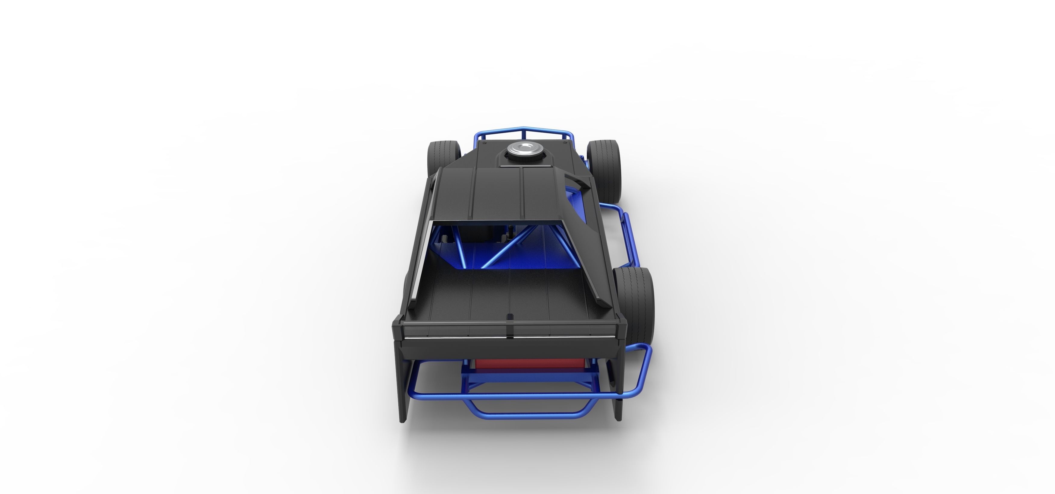 Asphalt Modified stock car Version 3 Scale 1 to 25 3D print model_17