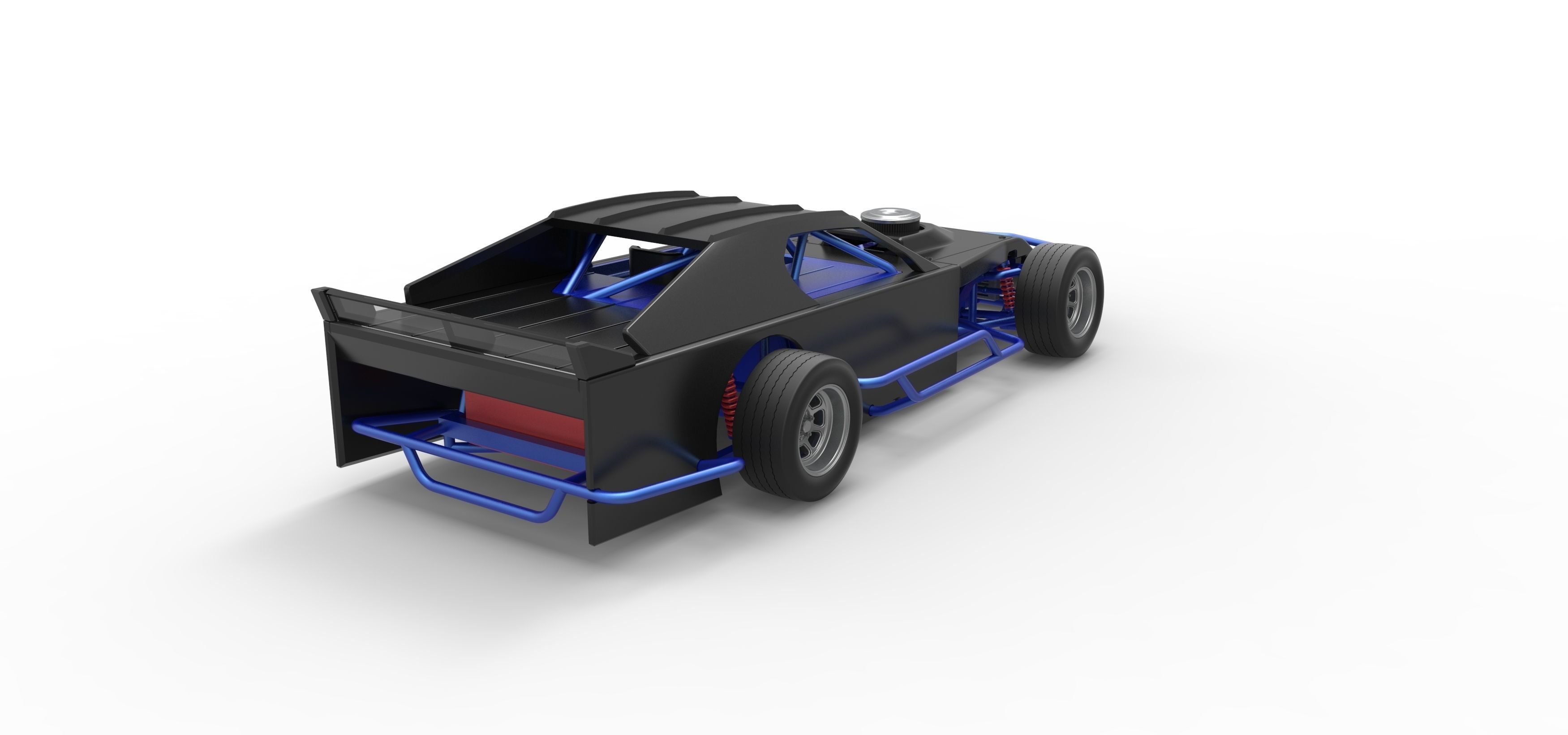 Asphalt Modified stock car Version 3 Scale 1 to 25 3D print model_18