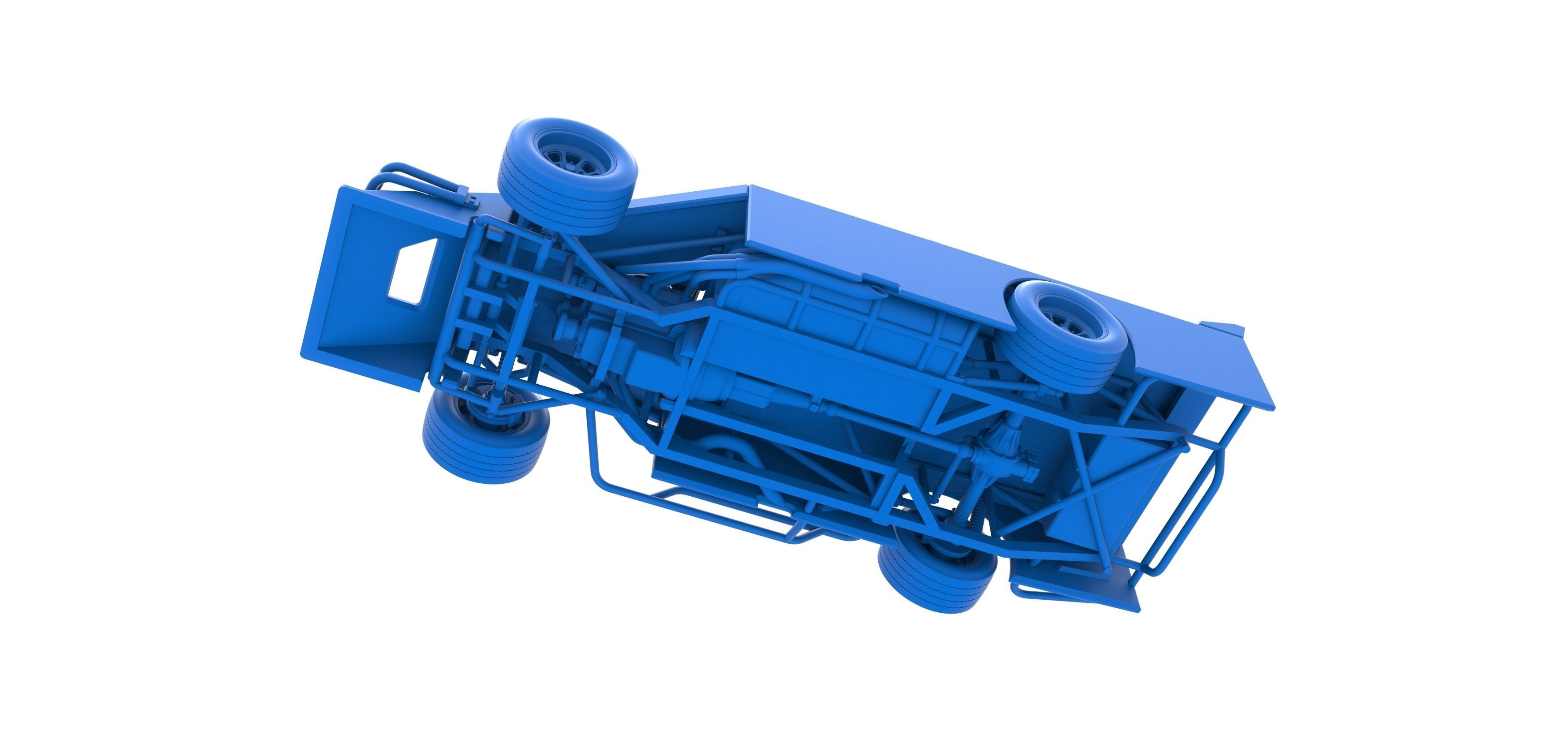 Asphalt Modified stock car Version 3 Scale 1 to 25 3D print model_30