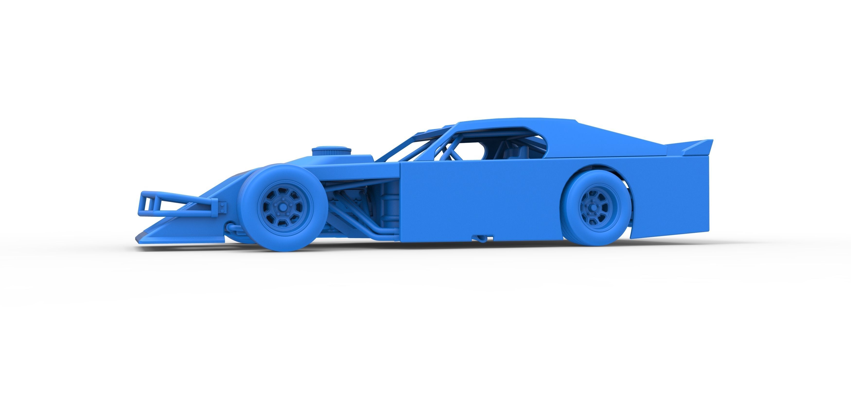 Asphalt Modified stock car Version 3 Scale 1 to 25 3D print model_29