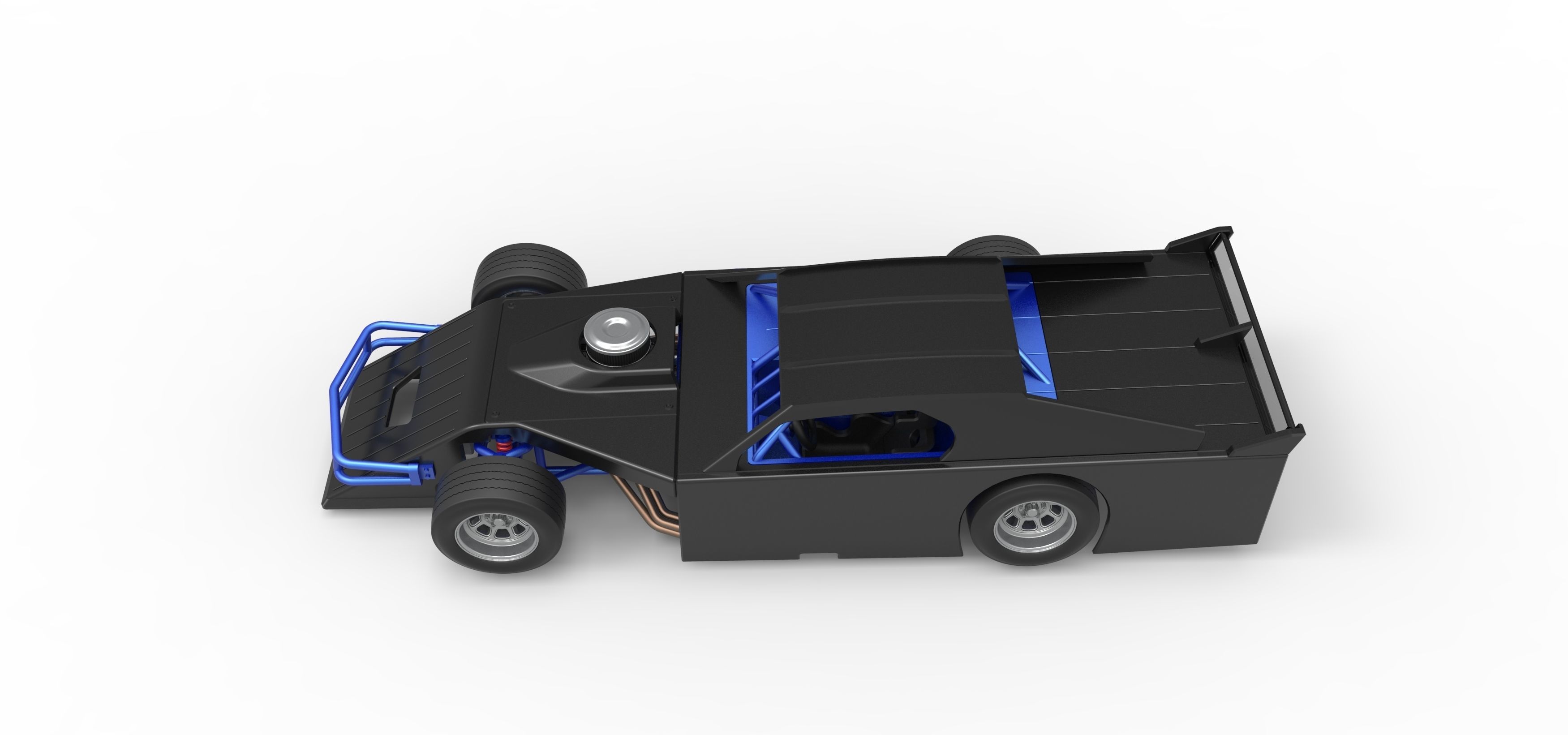 Asphalt Modified stock car Version 3 Scale 1 to 25 3D print model_10