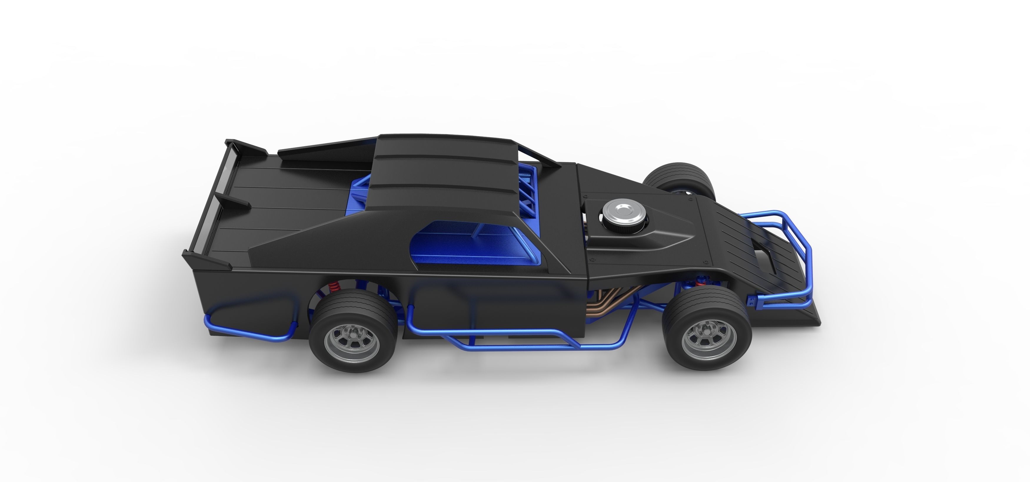 Asphalt Modified stock car Version 3 Scale 1 to 25 3D print model_23