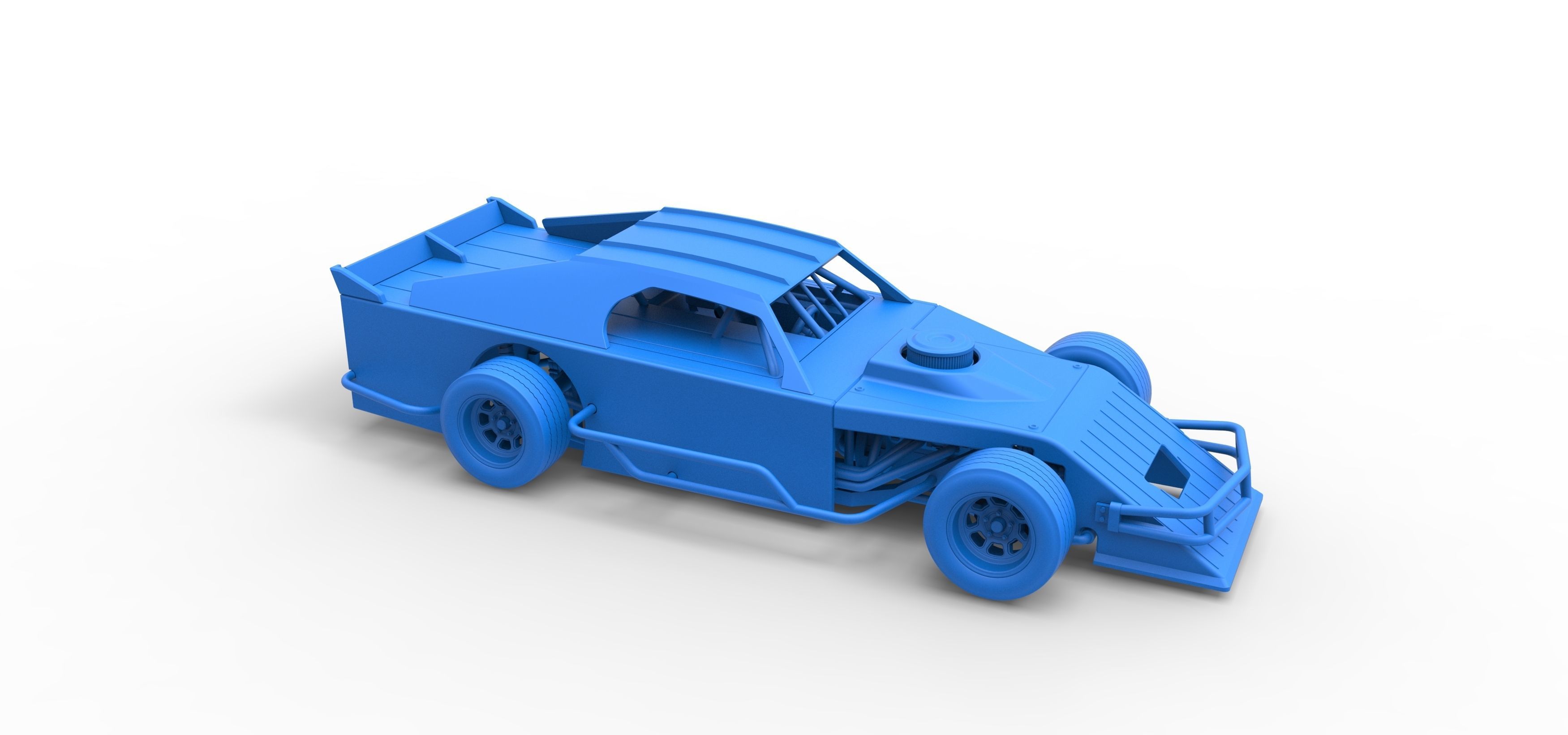 Asphalt Modified stock car Version 3 Scale 1 to 25 3D print model_51