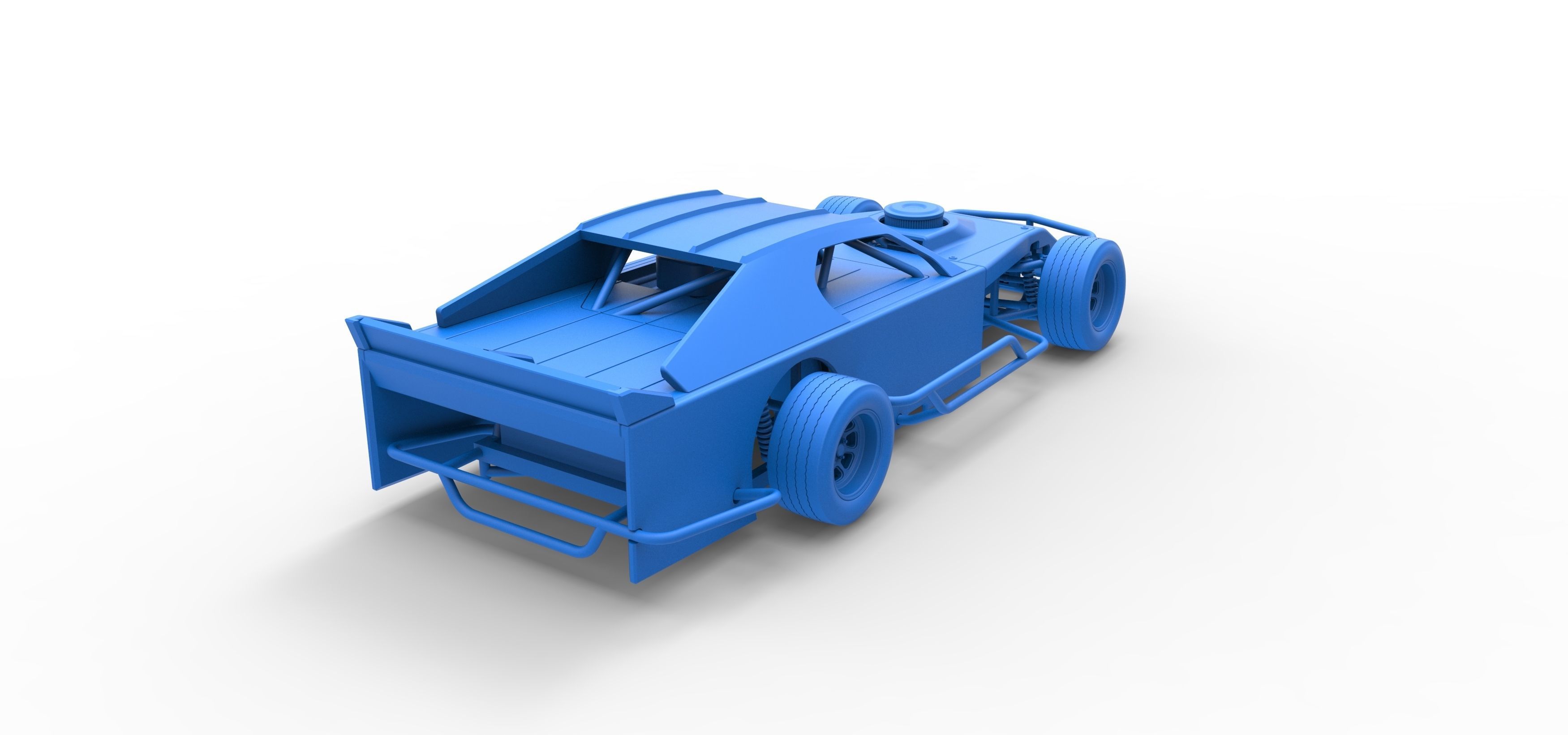 Asphalt Modified stock car Version 3 Scale 1 to 25 3D print model_45