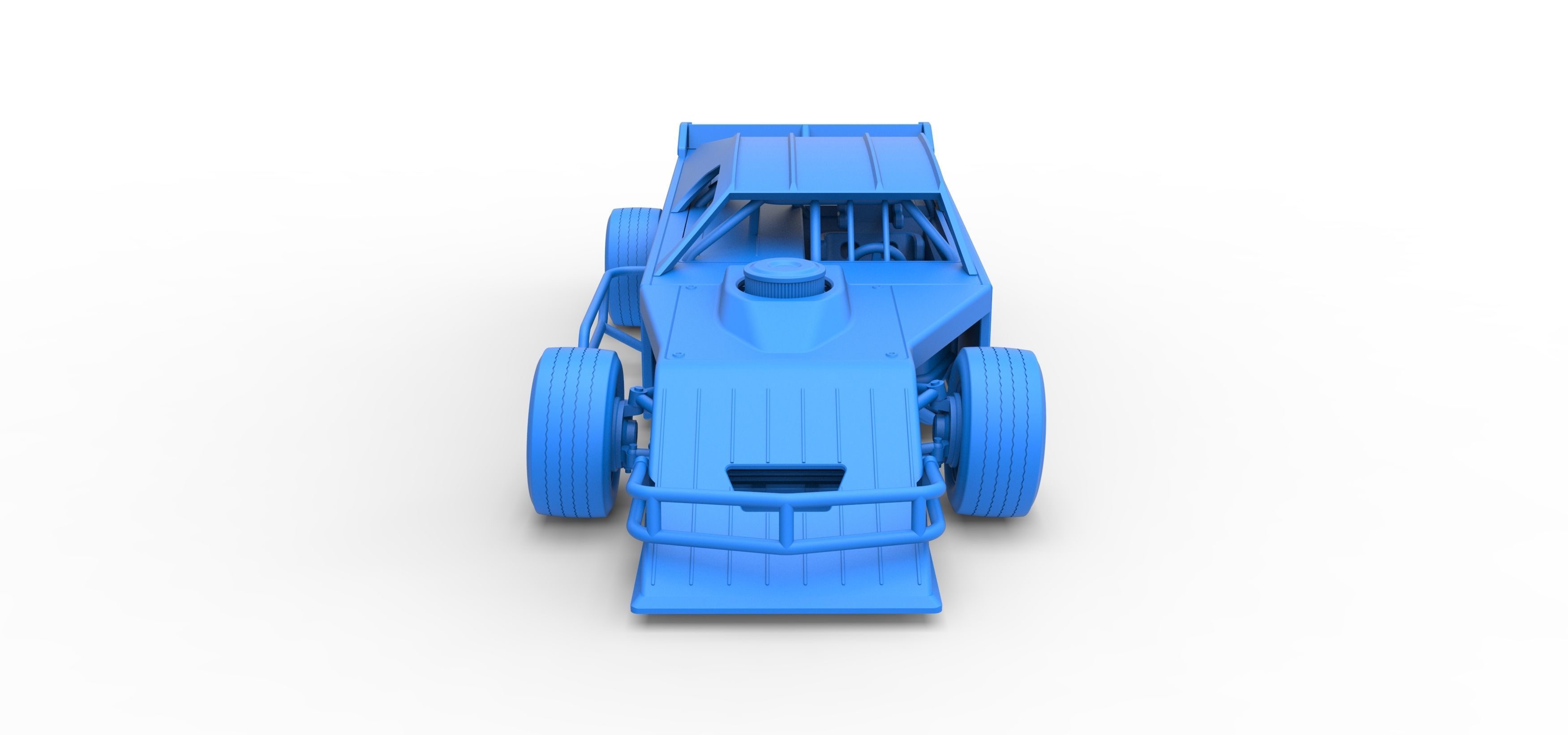 Asphalt Modified stock car Version 3 Scale 1 to 25 3D print model_35