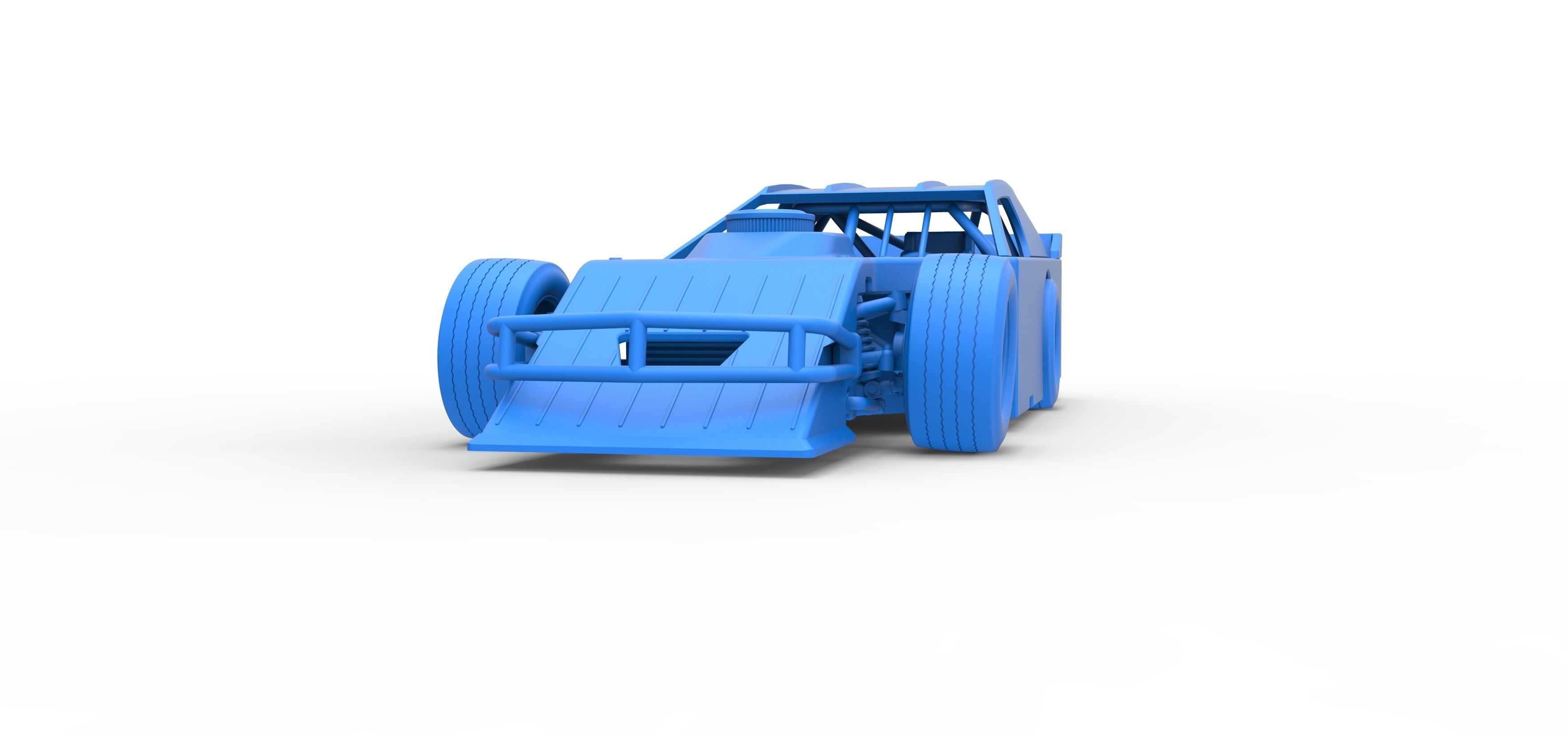 Asphalt Modified stock car Version 3 Scale 1 to 25 3D print model_33