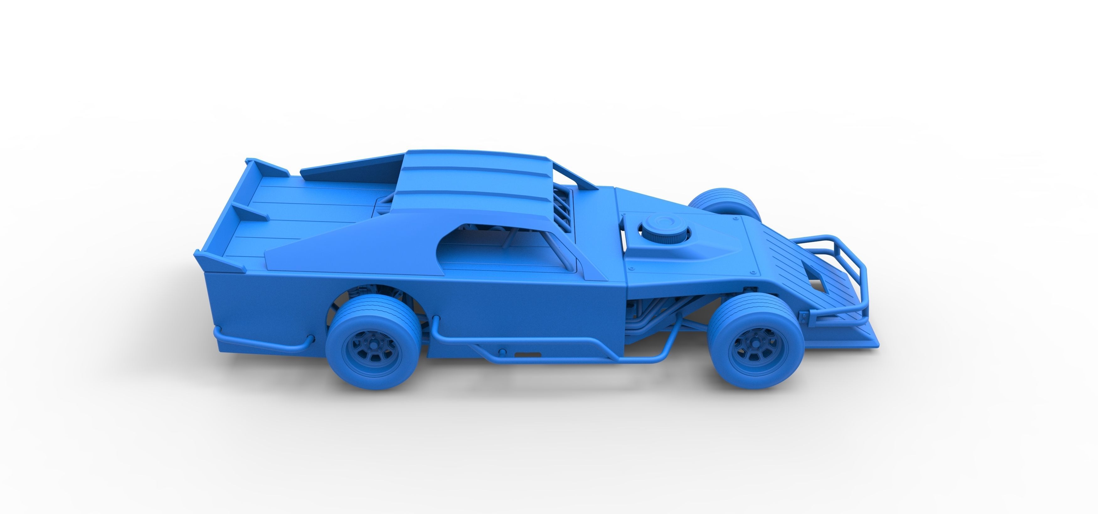 Asphalt Modified stock car Version 3 Scale 1 to 25 3D print model_50
