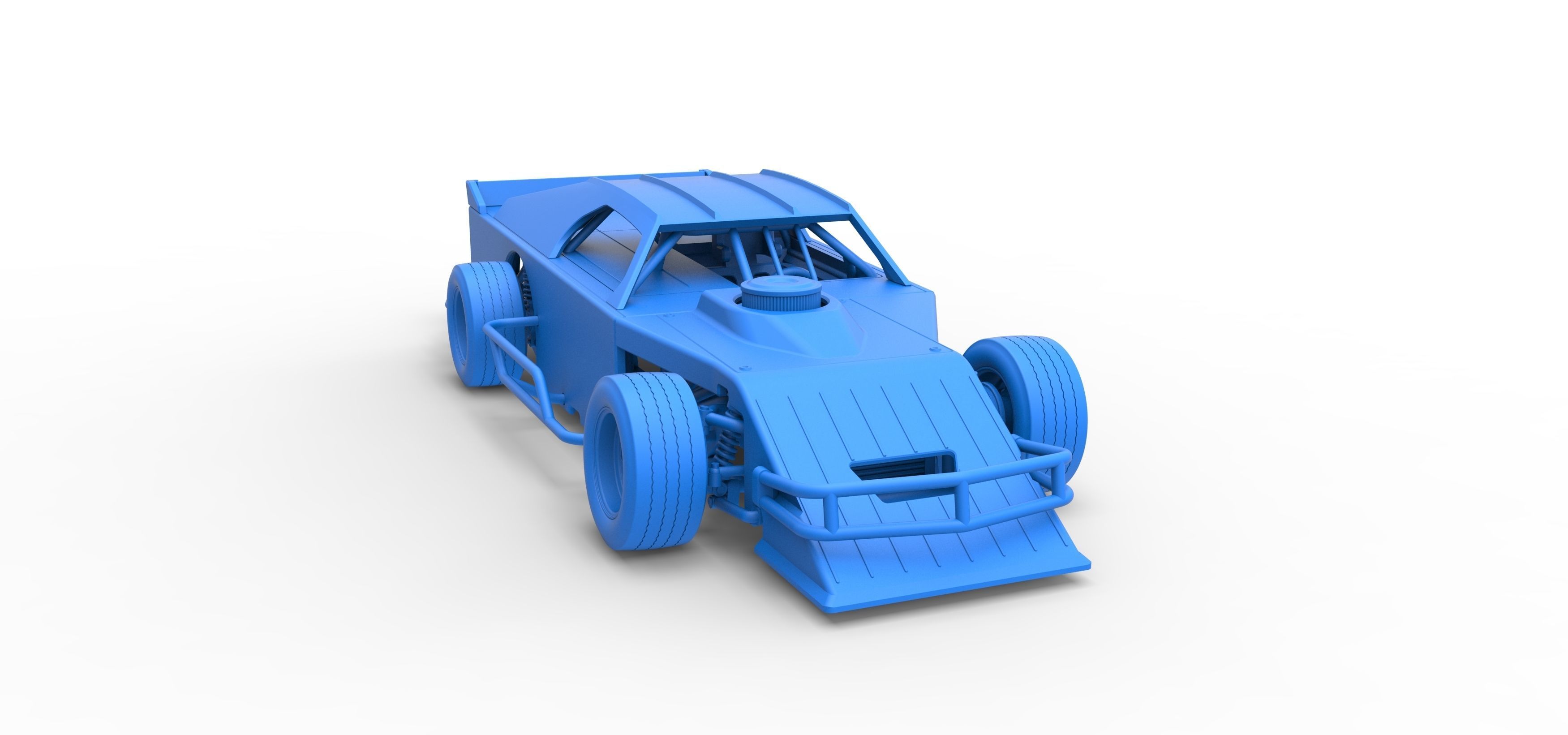 Asphalt Modified stock car Version 3 Scale 1 to 25 3D print model_53