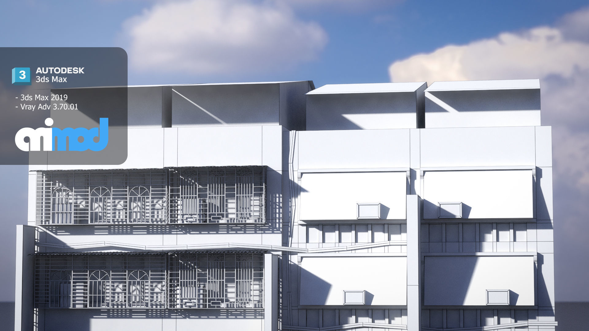 Raohe Building 03 3D model_8