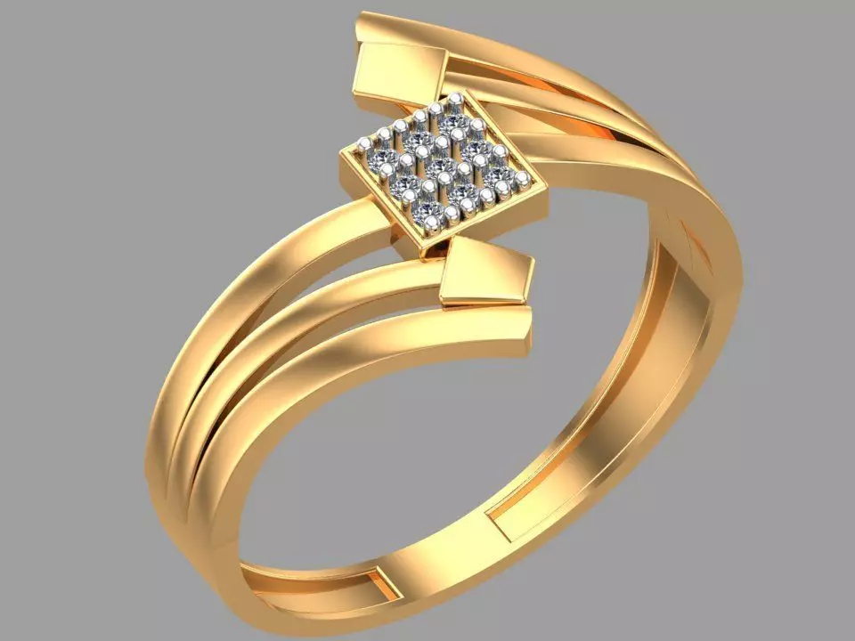 Ladies ring Free 3D print model