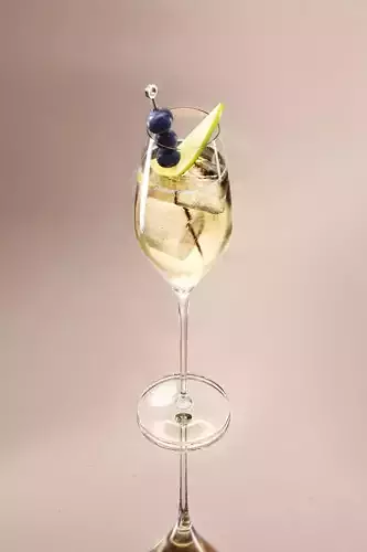 Champagne cocktail 3D model