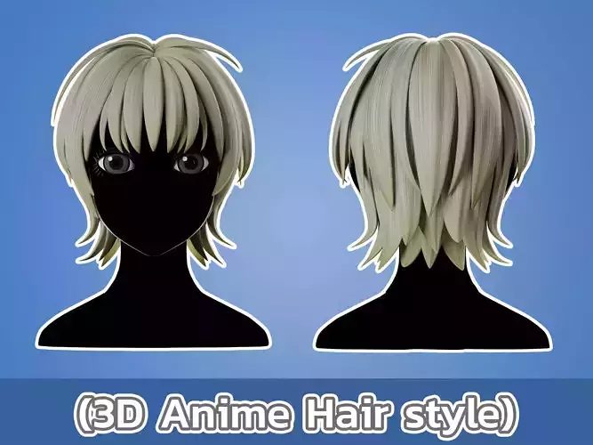 Anime hair style 34