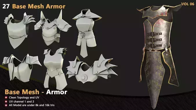 27 armor Base Mesh - VOL 03