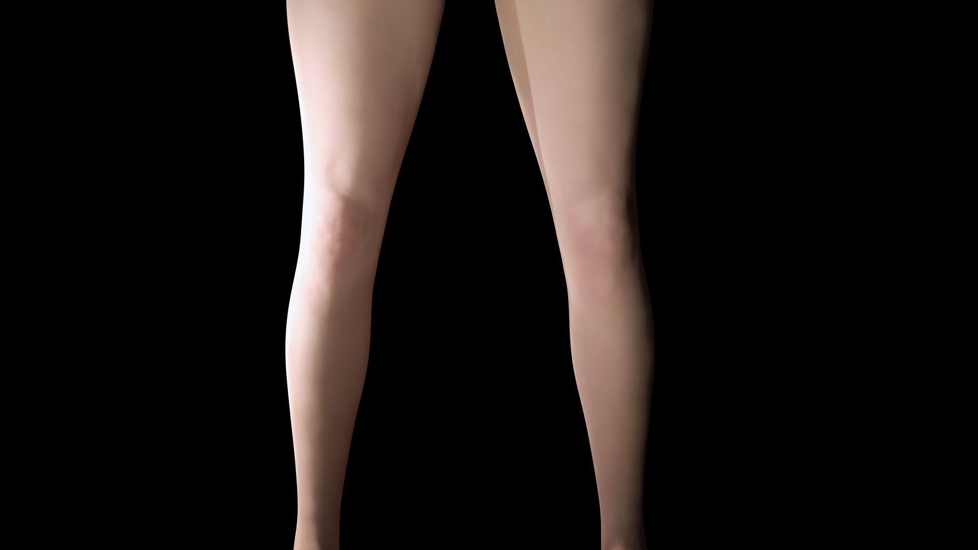 Rosalie - Realistic Curvy Women  Low-poly 3D model_14