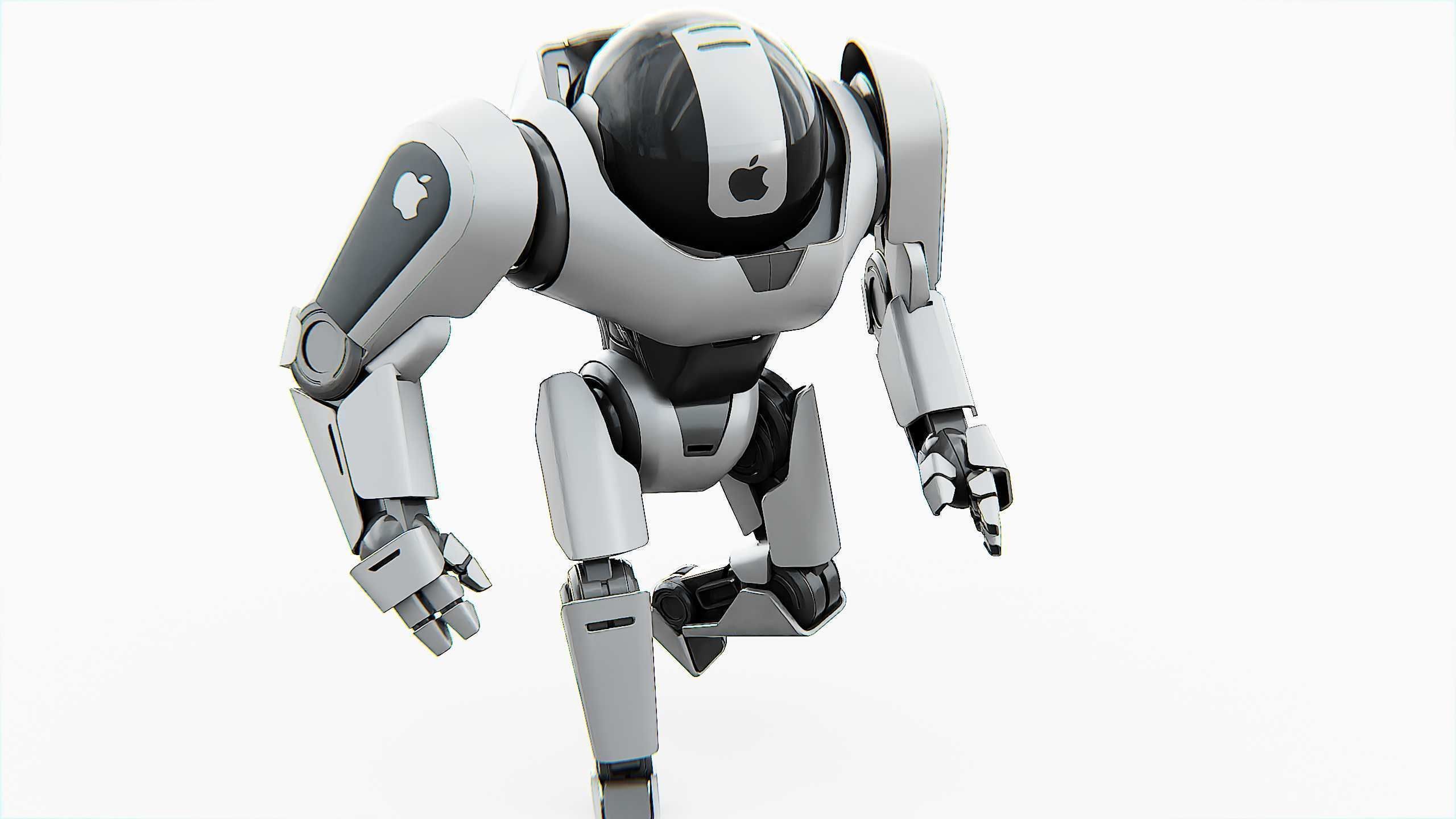 APPLE BOT Rigged for Unreal Engine - Unity - MIXAMO  3D model_24
